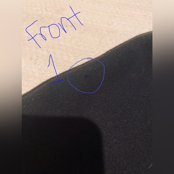 Lululemon Scuba Oversized Full-Zip Hoodie - Black Size M/L (has a few holes) - Picture 11 of 16